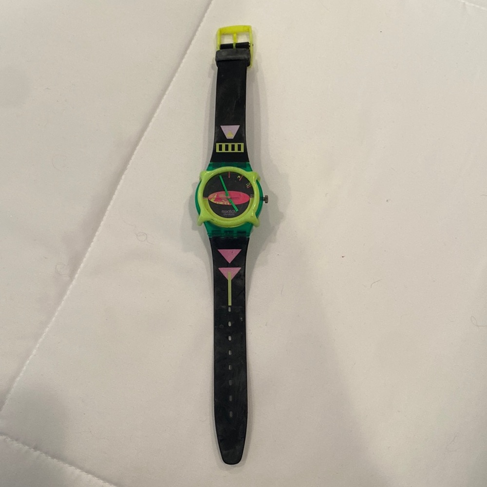 Swatch Vintage Standards 1989 Gg105 Sandy Mountain